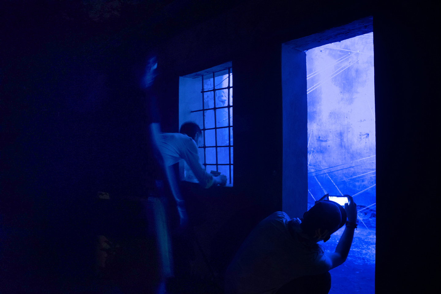 Lawren Spera with Steve Ingham, The Crystal Cave of Pilastro, 2014